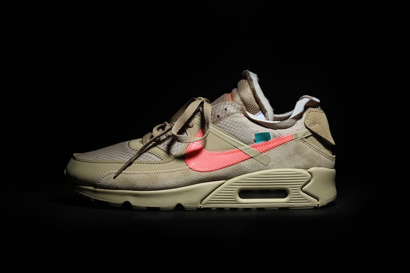 Off-White™ x Nike 全新聯名 Air Max 90「Desert Ore」更多諜照曝光