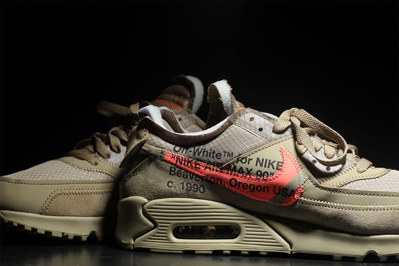 Off-White™ x Nike 全新聯名 Air Max 90「Desert Ore」更多諜照曝光