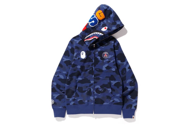 A BATHING APE® x Paris Saint-Germain 聯名系列正式發佈