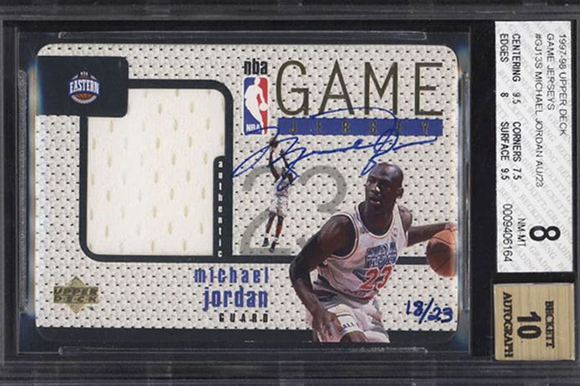 超罕 Michael Jordan 球員明星卡以 $95,000 美元高價售出
