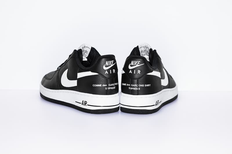 Supreme x COMME des GARÇONS SHIRT x Nike 三方聯名 Air Force 1 Low 正式發佈