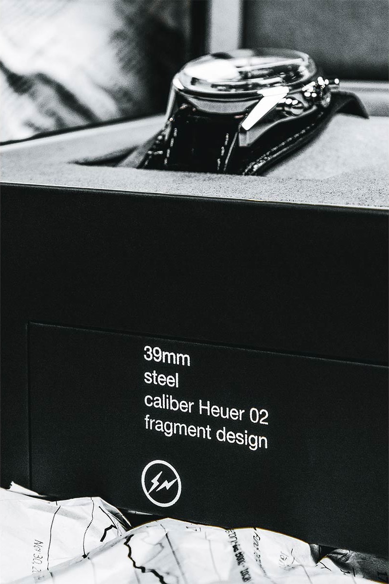 細節近賞 fragment design x TAG Heuer Carrera Heuer-02 聯名腕錶