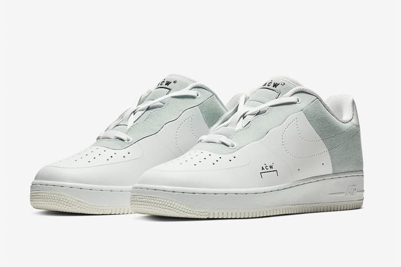 A-COLD-WALL* x Nike 聯名 Air Force 1 白色版本官方圖片釋出