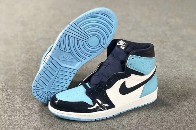 Air Jordan 1「UNC」漆皮版本實物照曝光