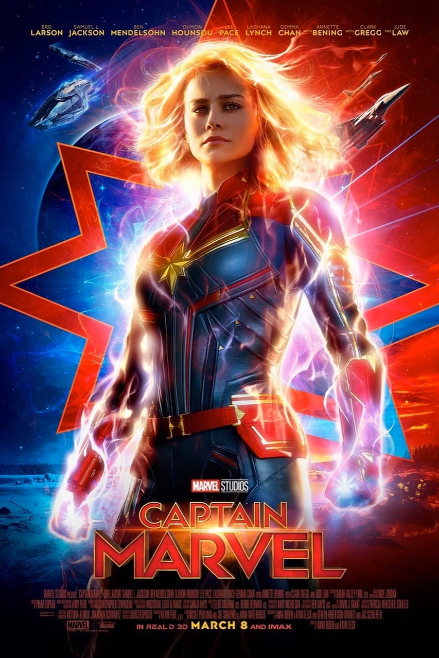 Marvel Studios 發佈《Captain Marvel》全新電影海報
