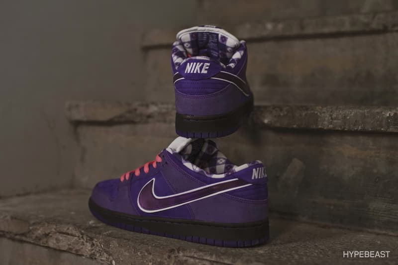 近賞 Concepts x Nike SB Dunk Low 全新 Purple Lobster