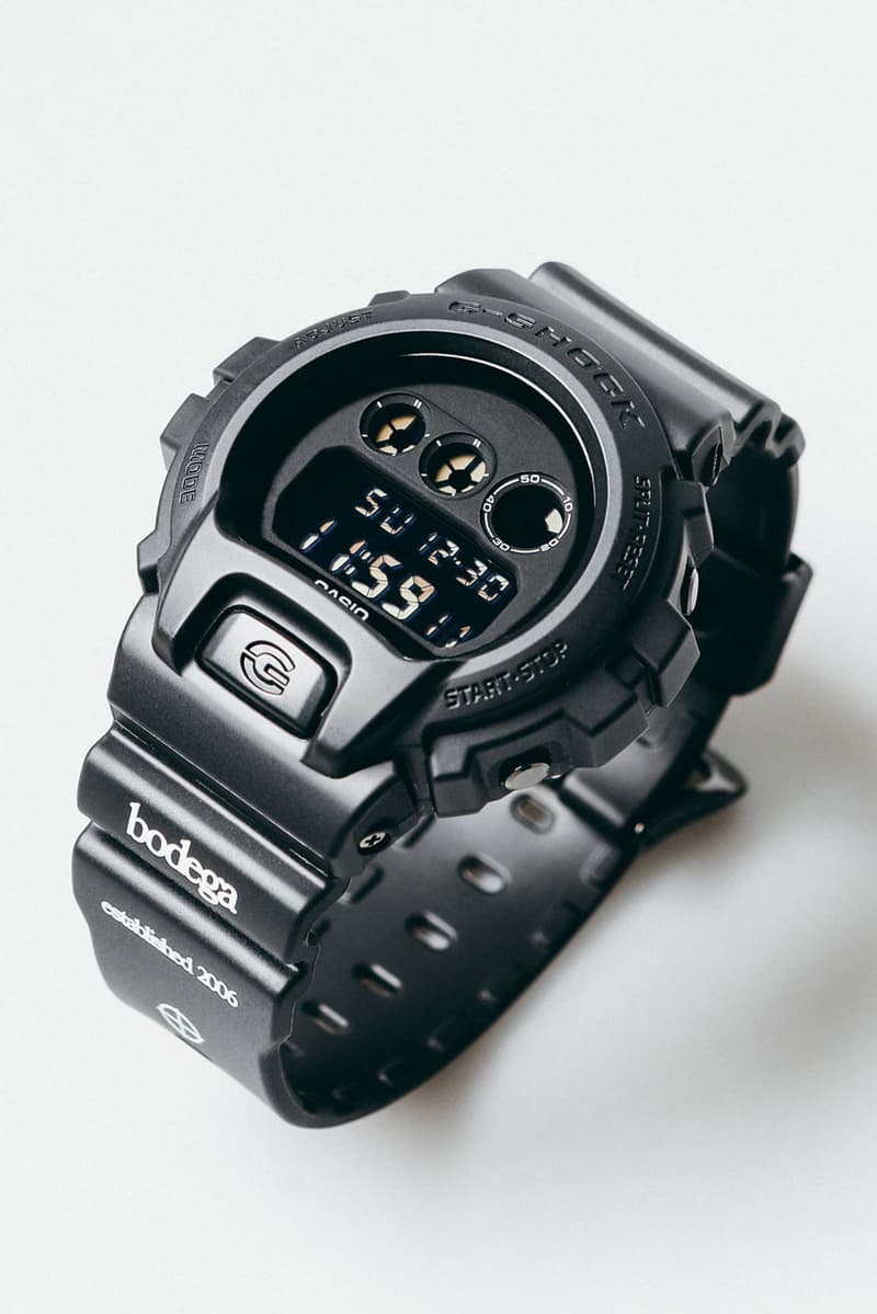 Bodega x G-Shock 攜手打造極簡黑魂 DW-6900 錶款