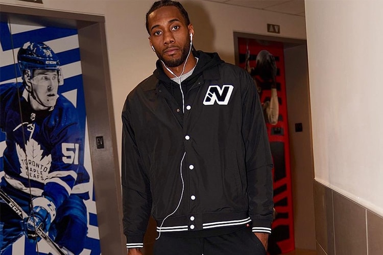 Kawhi Leonard 全身 New Balance 套裝現身球場