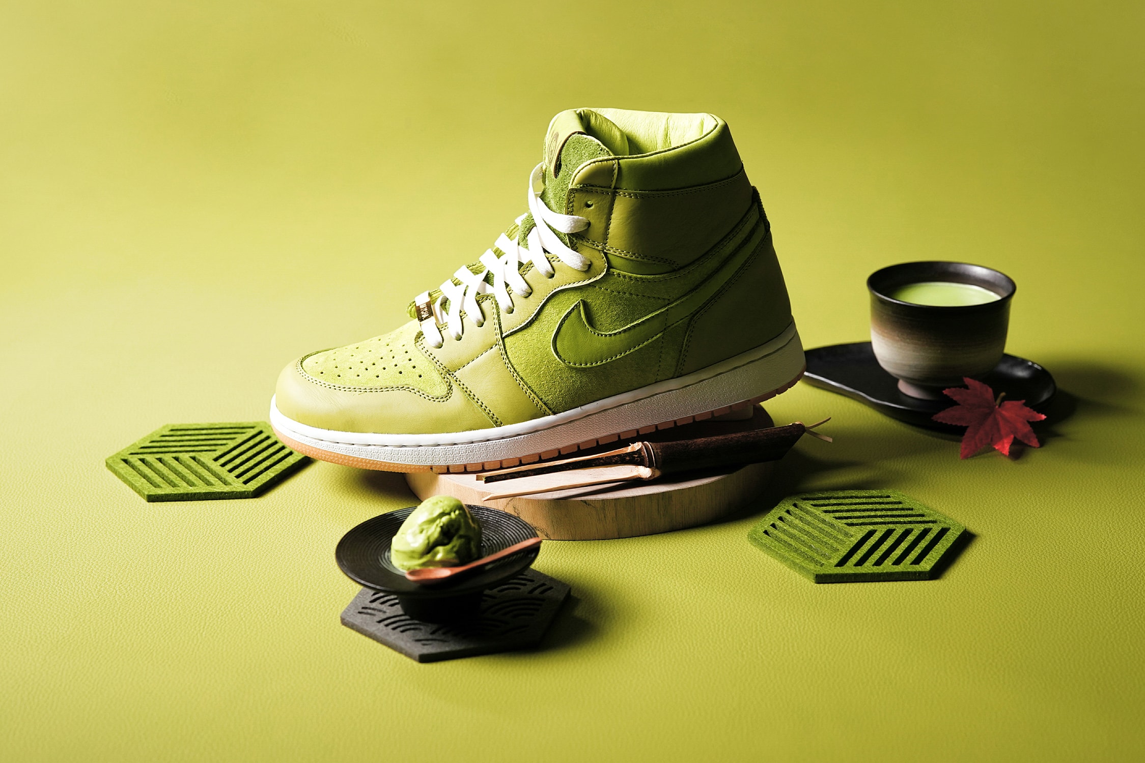 球鞋客製師 Chase Shiel 打造「抹茶」主題 Air Jordan 1