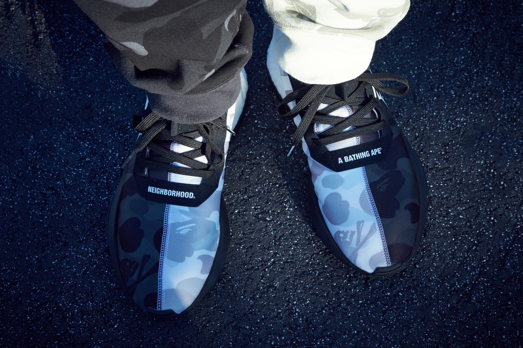 近賞 NEIGHBORHOOD x A BATHING APE® x adidas Originals 三方聯名鞋款