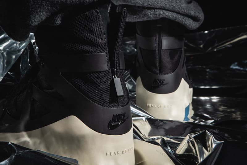 年度重磅鞋款 Nike Air Fear of God 1 黑色版本上腳預覽