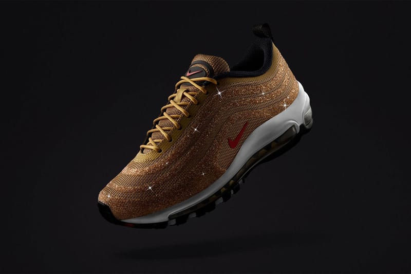 Swarovski® x Nike 全新聯名 Air Max 97 LX「Metallic Gold」發售詳情公開