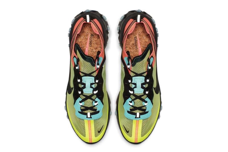 Nike React Element 87 全新「Volt / Racer Pink」配色即將發售