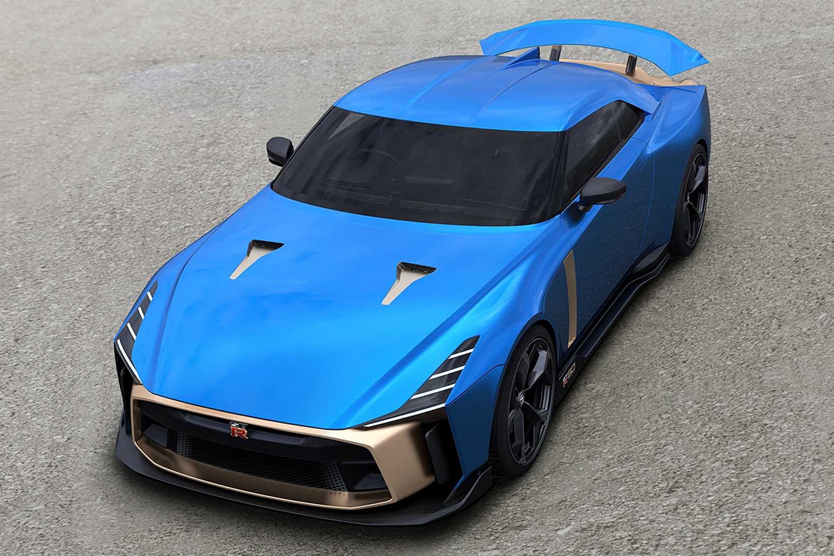 近賞 Nissan 聯手 Italdesign 打造日產 GT-R50 藍色樣式