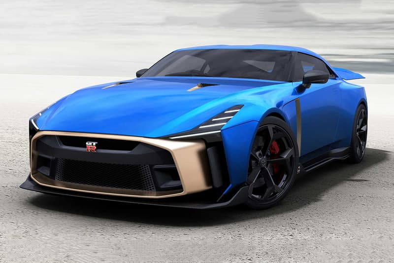 近賞 Nissan 聯手 Italdesign 打造日產 GT-R50 藍色樣式