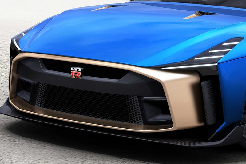 近賞 Nissan 聯手 Italdesign 打造日產 GT-R50 藍色樣式