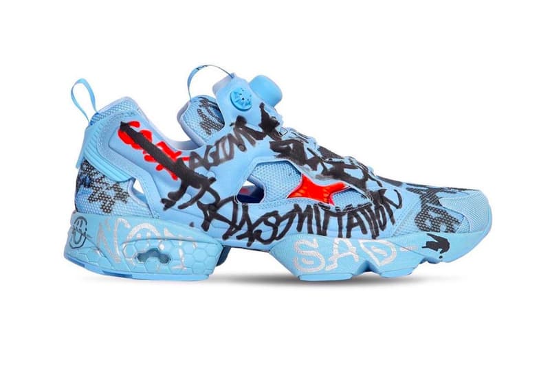 Vetements x Reebok 全新聯名 Instapump Fury 2.0「Blue」鞋款