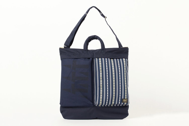 B 印 YOSHIDA x「博多織」聯名別注 Helmet Bag