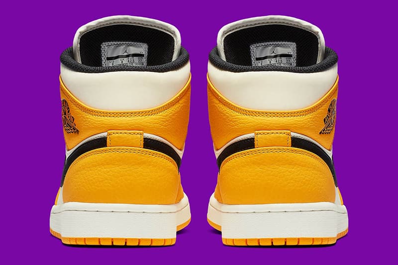 Air Jordan 1 Mid 全新「Lakers」配色