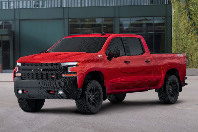 Chevrolet Silverado 與 LEGO 組裝實尺寸 Silverado 1500 LT Trail Boss
