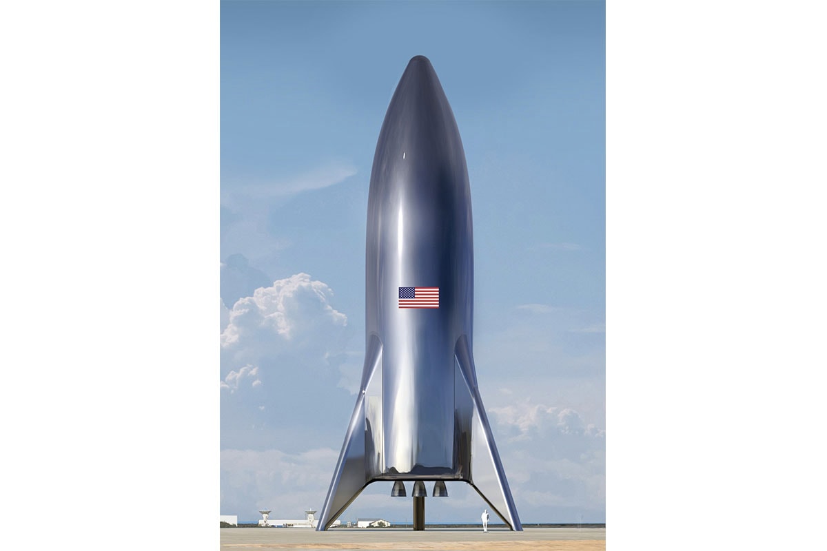 復古科幻－Elon Musk 發佈 SpaceX 太空船 Starship 概念圖