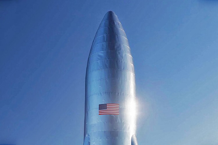 Elon Musk 發佈 SpaceX 太空船 Starship 實物照片