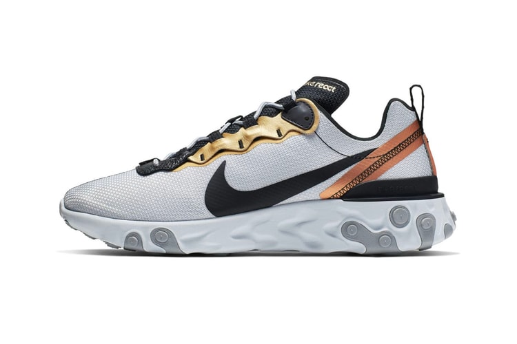Nike React Element 87 釋出全新「Metallic Gold」配色
