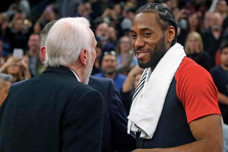 昔日師徒 Kawhi Leonard 與 Gregg Popovich 賽後一抱泯恩仇