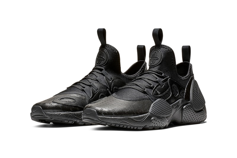 Nike Huarache EDGE 全新配色设计「Black Leather」