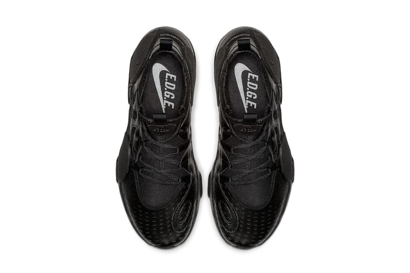 Nike Huarache EDGE 全新配色设计「Black Leather」