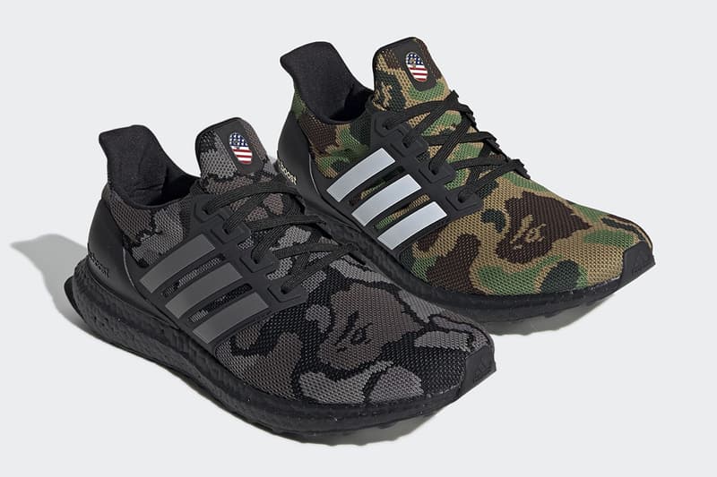 A BATHING APE® x adidas 全新聯名 UltraBOOST 官方圖片釋出