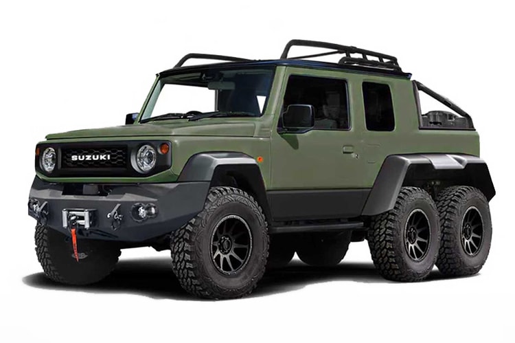 SRK Designs 打造 SUZUKI Jimny 全新 6x6 改裝版本