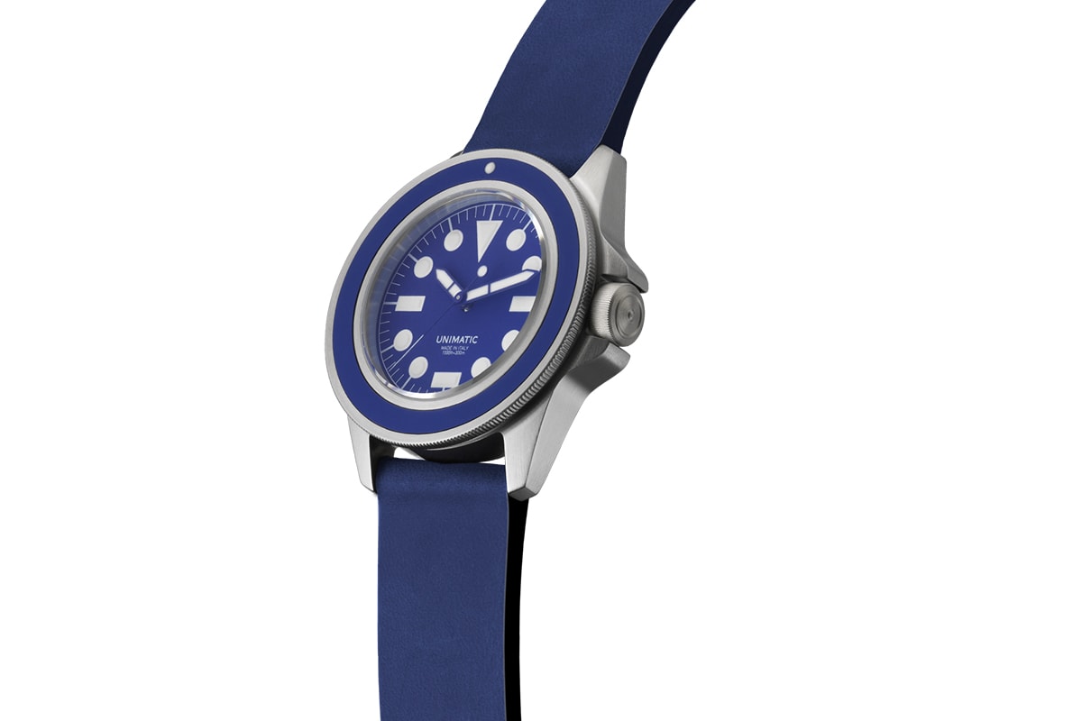 MR PORTER 獨佔 Unimatic 藍調 Modello Uno 腕錶