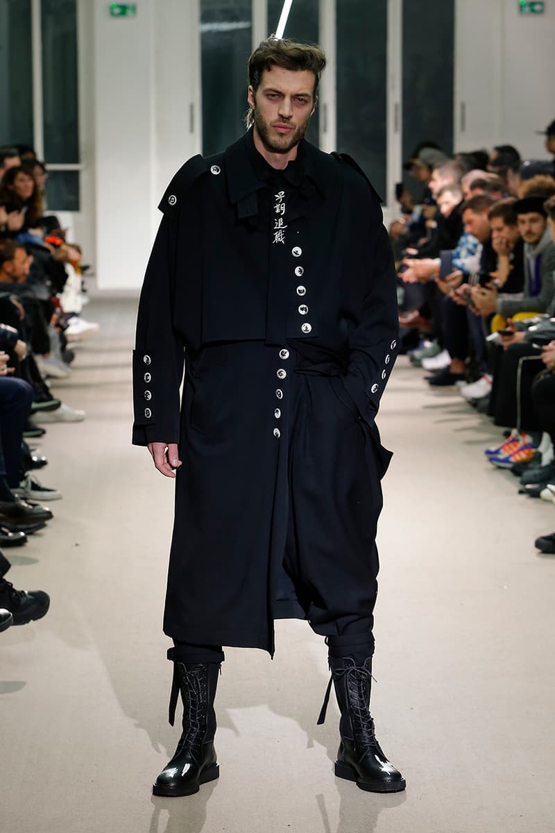 Yohji Yamamoto 發佈 2019 秋冬系列