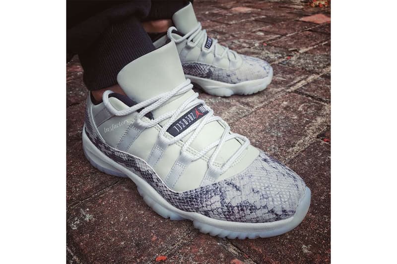 近賞 Air Jordan 11 Low SE 全新「Snakeskin」蛇紋設計