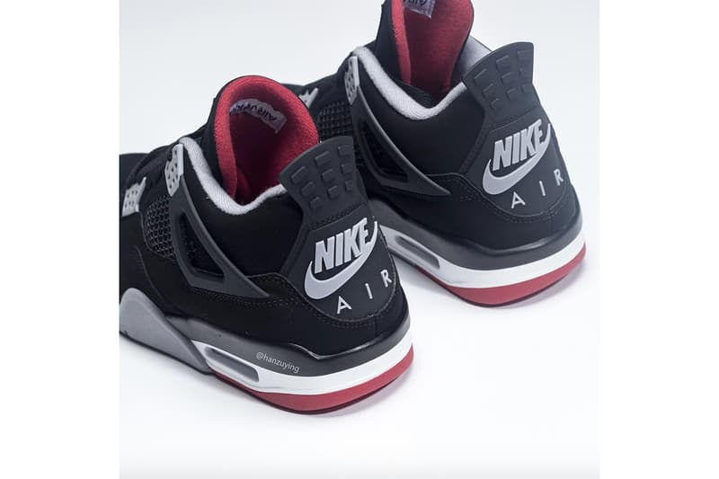 搶先預覽 Air Jordan 4 全新復刻配色「Bred」