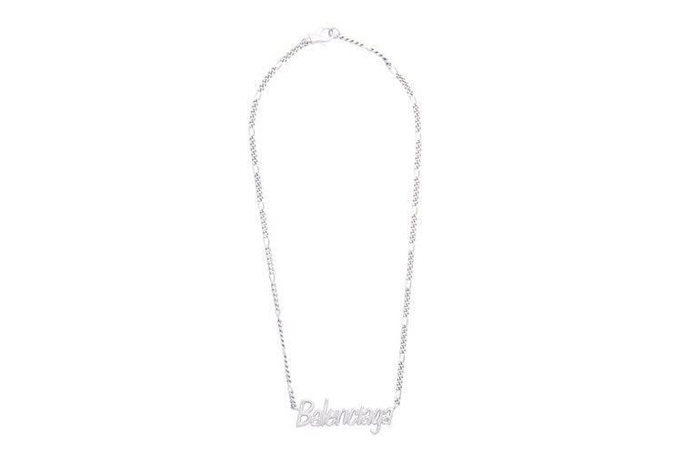 Balenciaga 全新鍍銀项链上架