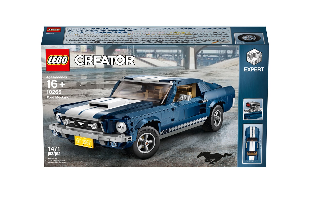 LEGO 以 60 年代 Ford Mustang「野馬」跑車为原型打造全新積木