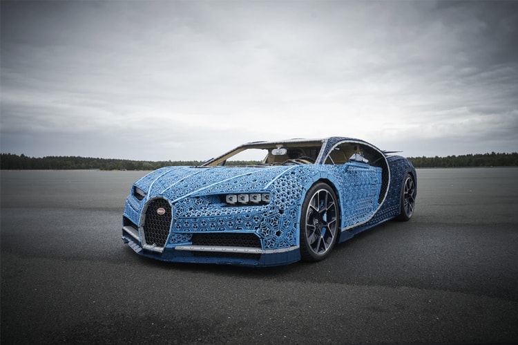 近賞 Lego 打造 1:1 真實比例 Bugatti Chiron 豪車模型細節