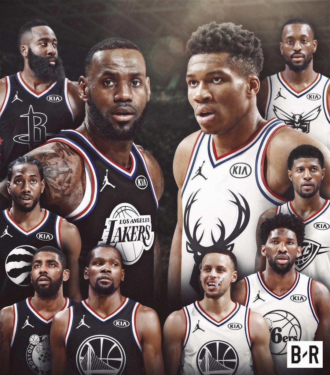 NBA 2019 全明星賽 Team LeBron 及 Team Giannis 隊長選人過程完整公開