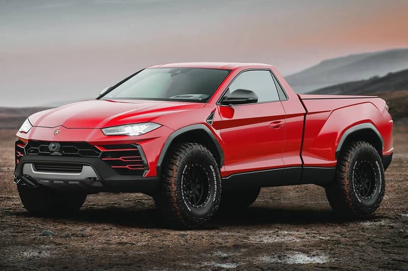 Rain Prisk 打造 Lamborghini Urus 改裝 Pickup 版本