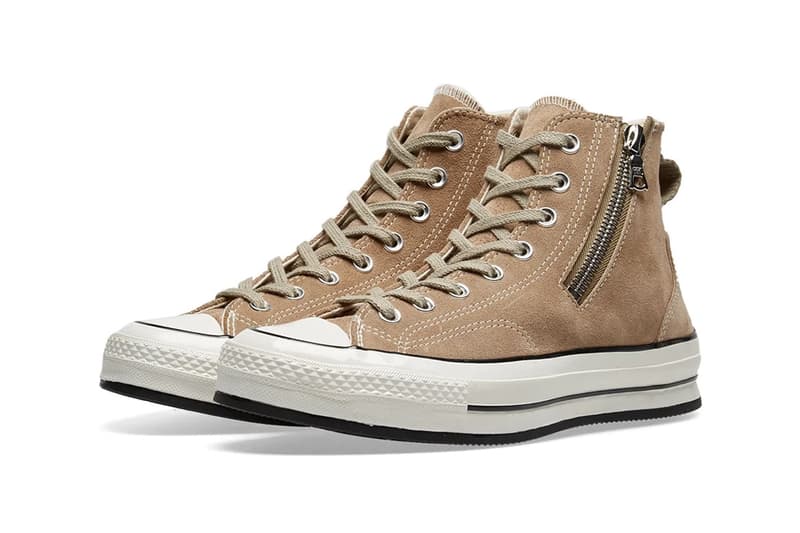 RIRI Zippers x Converse 聯名 Chuck 70 Hi 全新「Sand Suede」配色