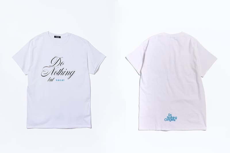 sacai 與 fragment design 推出全新「Do Nothing but sacai」別注系列