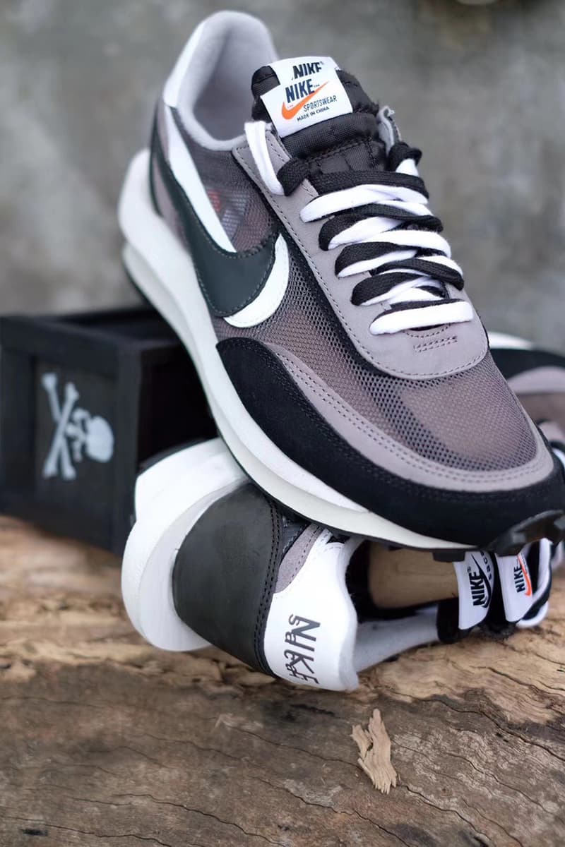 率先近賞 sacai x Nike 聯名「LDV With Waffle Daybreak」黑灰配色