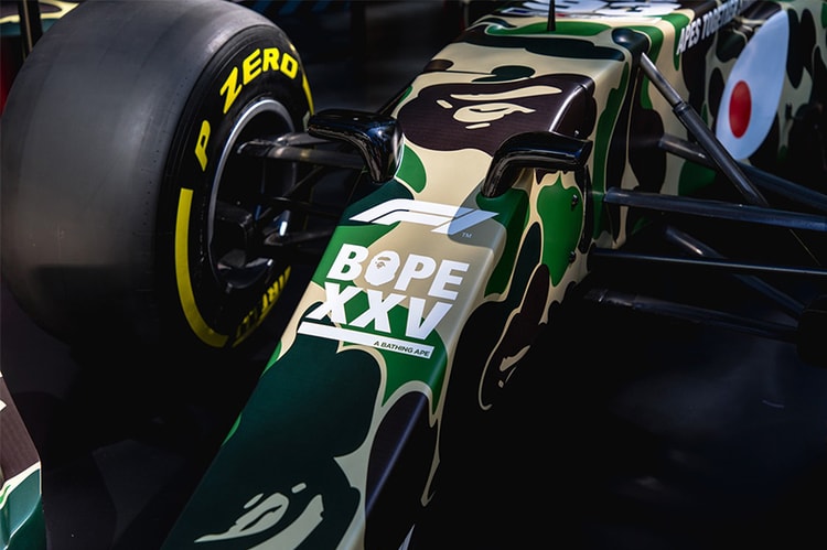 A BATHING APE® x Formula 1 聯名別注車型預告释出