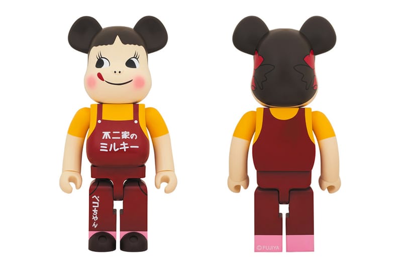 不二家 Fujiya Co. x MEDICOM TOY 全新聯名「牛奶妹」BE@RBRICK 登場
