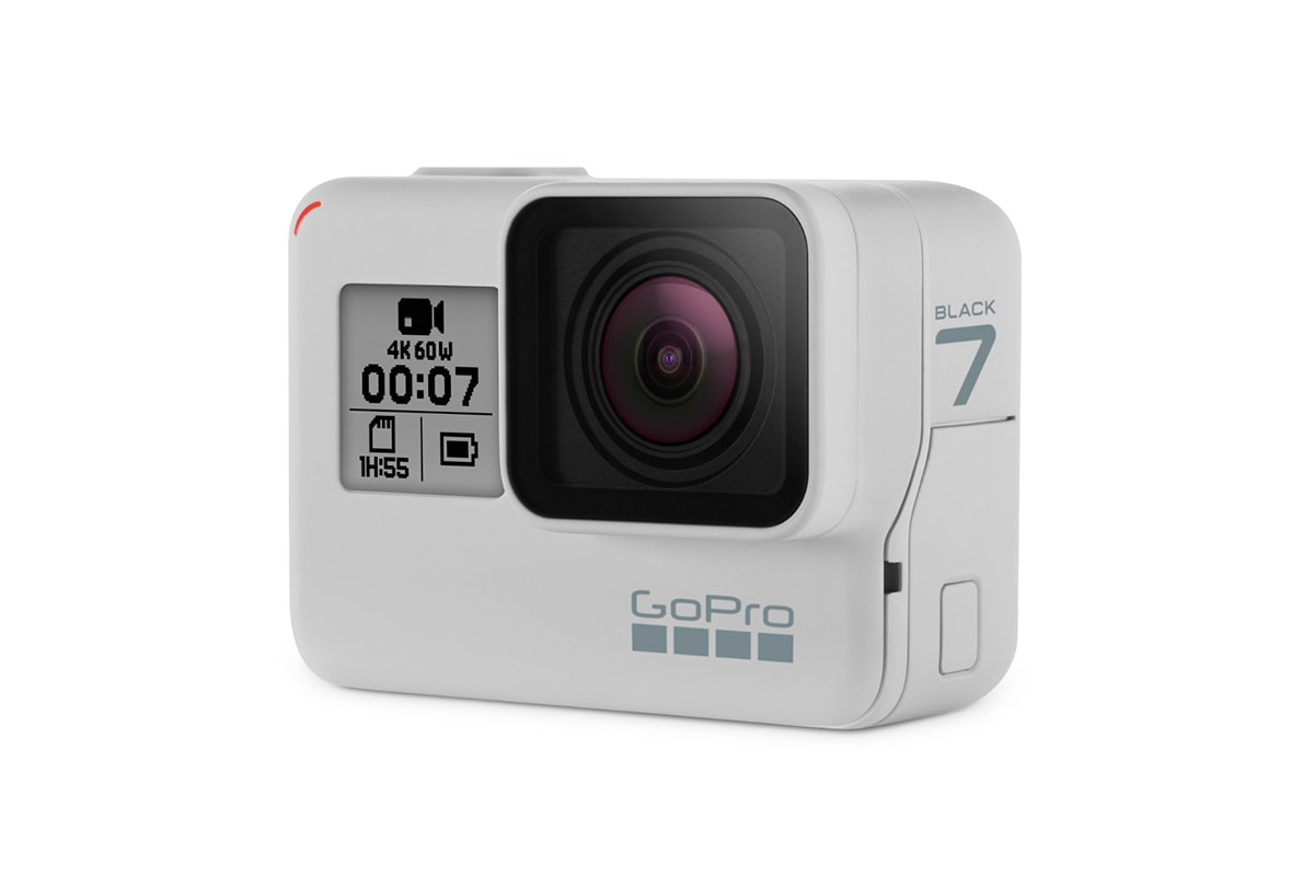 GoPro 首次推出白色機身 Hero 7 Black