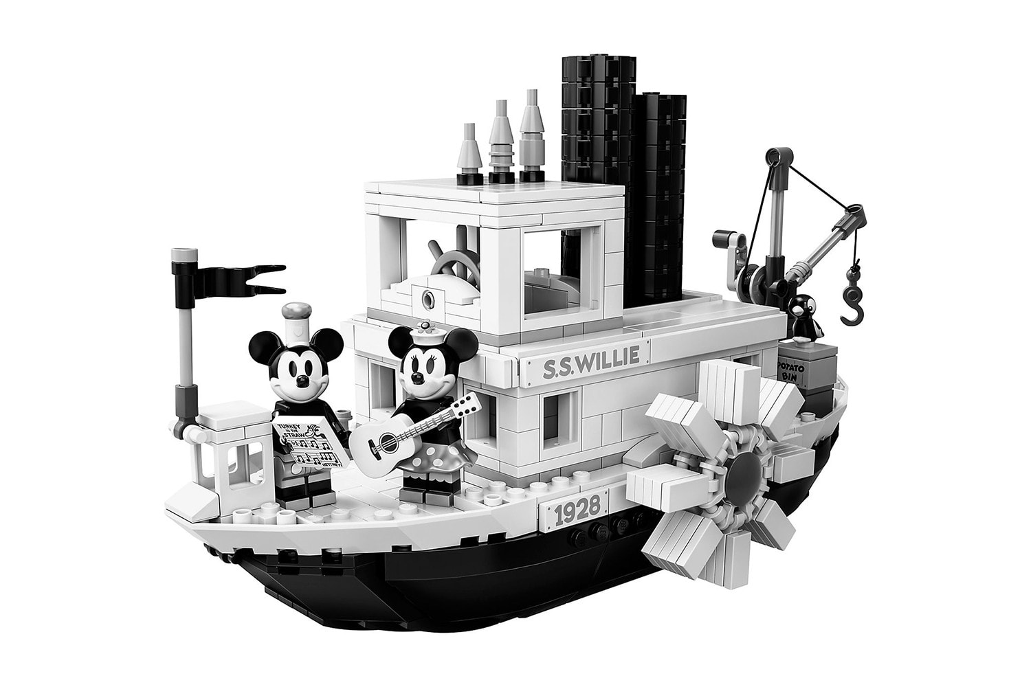 LEGO Ideas 實裝 Disney 首部有聲動畫《Steamboat Willie》