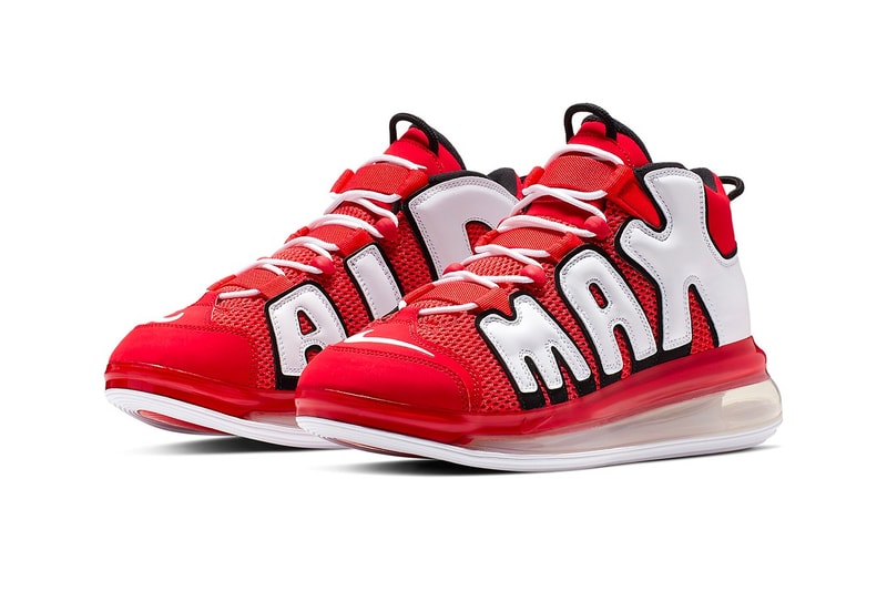 Nike Air More Uptempo 720 全新「University Red」配色
