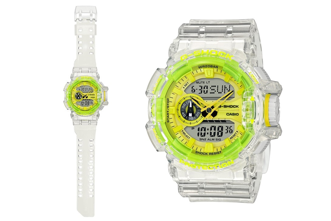 G-SHOCK 推出 90s 復古透明殼手錶系列